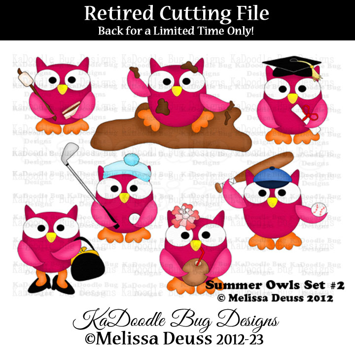 Summer Owls Set 2